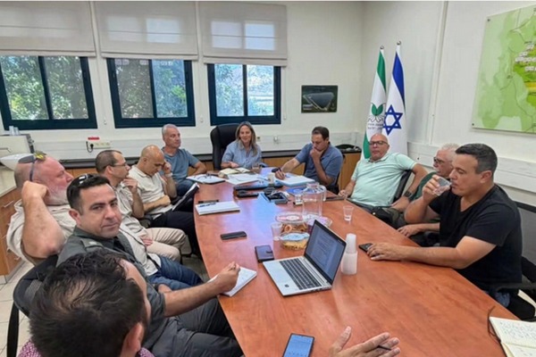 פגישה בנושא השיטור הקהילתי