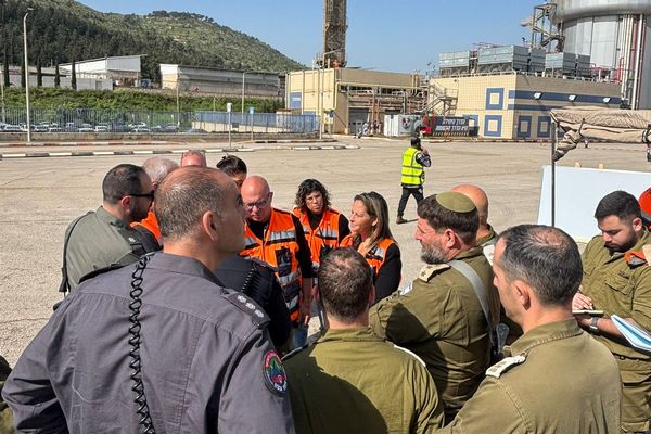 ראשת המועצה בתרגיל הפתע שנערך באזור תעשייה אלון תבור